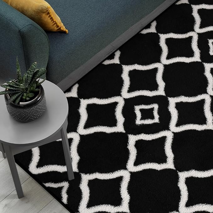 Modern Moroccan Memory Foam Big Dorm Carpet | Egoodhome™