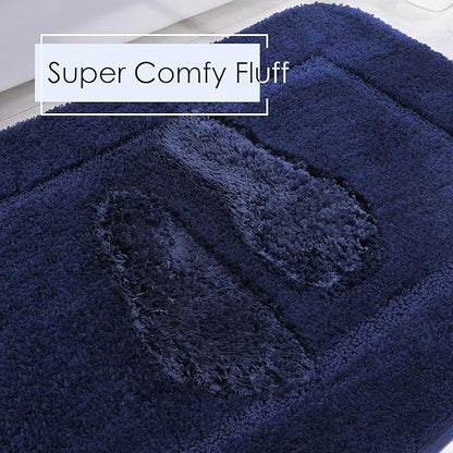 Soft Bath Rug Set 2 Piece Set, U-Shaped Bathroom Rugs | Egoodhome™