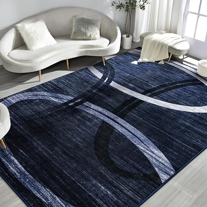 Abstract Big High Traffic Modern Rugs | Egoodhome™