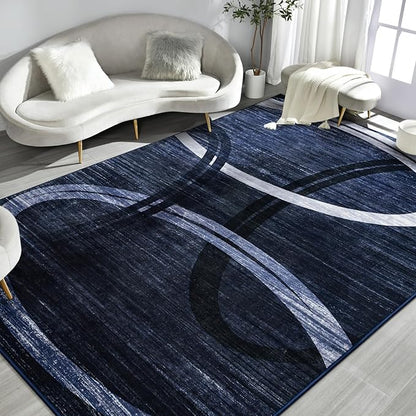 Abstract Big High Traffic Modern Rugs | Egoodhome™