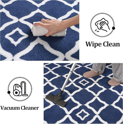 Modern Moroccan Memory Foam Big Dorm Carpet | Egoodhome™