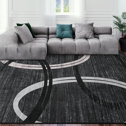 Abstract Big High Traffic Modern Rugs | Egoodhome™