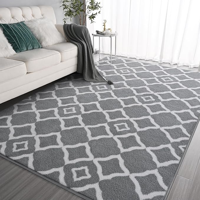 Modern Moroccan Memory Foam Big Dorm Carpet | Egoodhome™