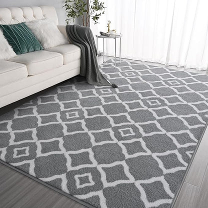 Modern Moroccan Memory Foam Big Dorm Carpet | Egoodhome™