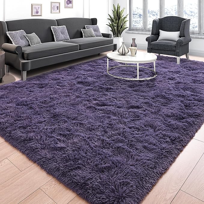 EGOODHOME Large Soft Fluffy  Modern Rug | Egoodhome™