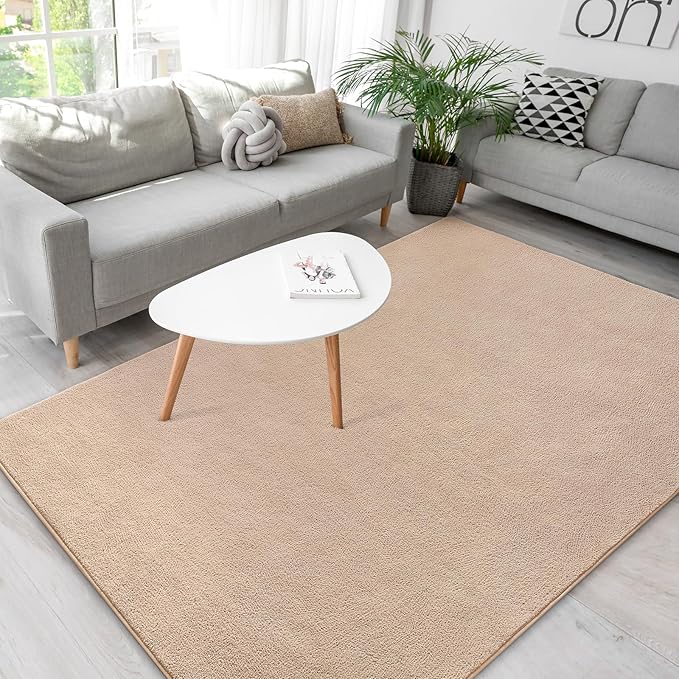 Neutral Throw Soft Memory-Foam Rugs | Egoodhome™