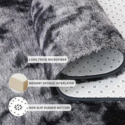 EGOODHOME Large Soft Fluffy  Modern Rug | Egoodhome™