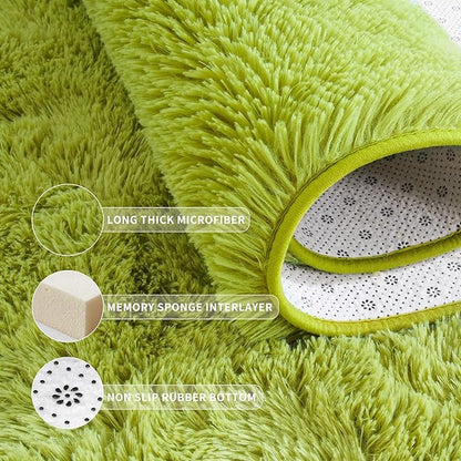 EGOODHOME Large Soft Fluffy  Modern Rug | Egoodhome™
