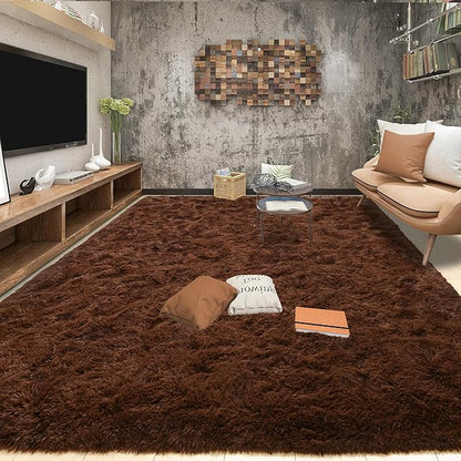 EGOODHOME Large Soft Fluffy  Modern Rug | Egoodhome™