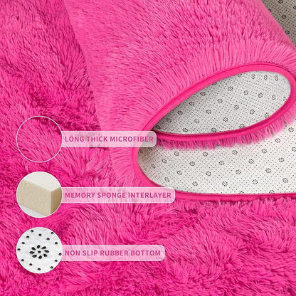 EGOODHOME Large Soft Fluffy  Modern Rug | Egoodhome™