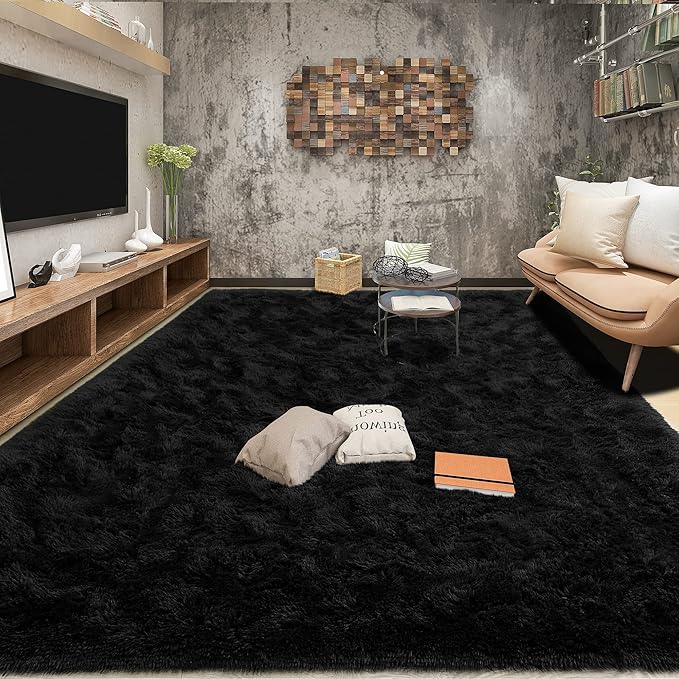 EGOODHOME Large Soft Fluffy  Modern Rug | Egoodhome™