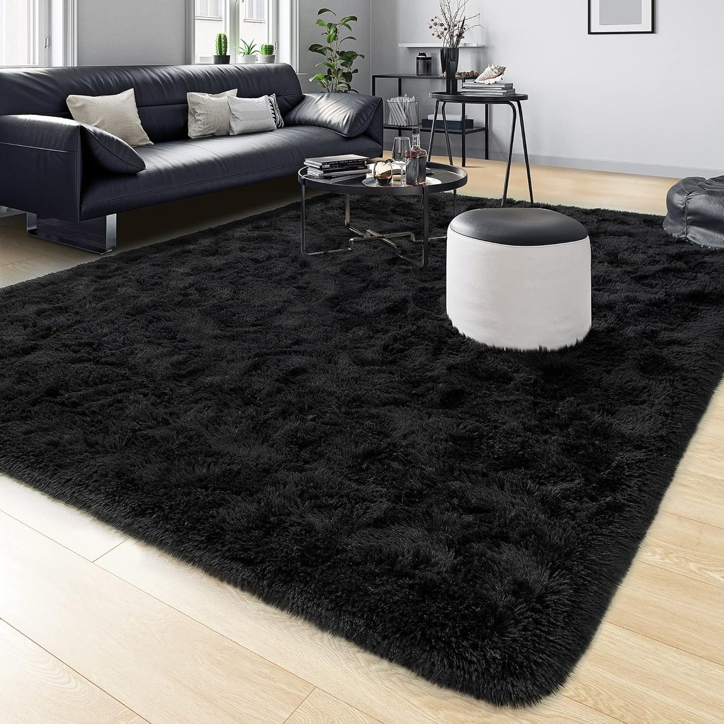 EGOODHOME Large Soft Fluffy  Modern Rug | Egoodhome™