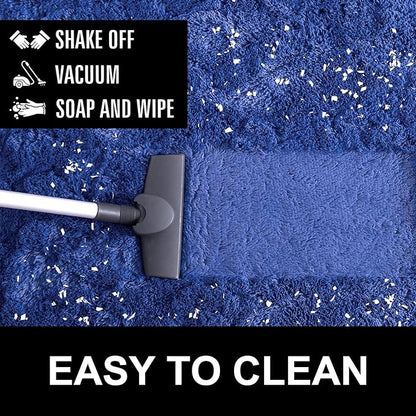 Fluffy Shaggy Area Rugs for Bedroom Bedside | Egoodhome™