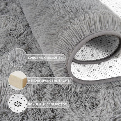 EGOODHOME Large Soft Fluffy  Modern Rug | Egoodhome™