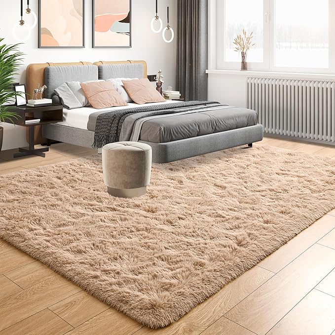 EGOODHOME Large Soft Fluffy  Modern Rug | Egoodhome™