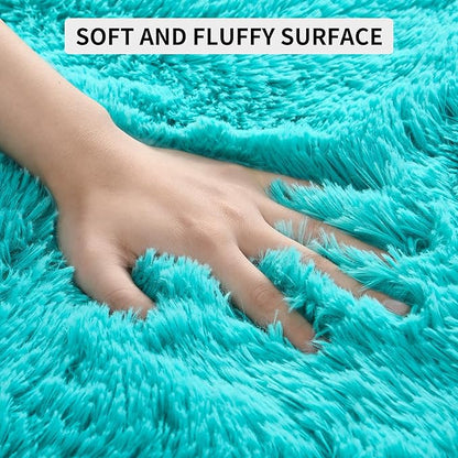 EGOODHOME Large Soft Fluffy  Modern Rug | Egoodhome™