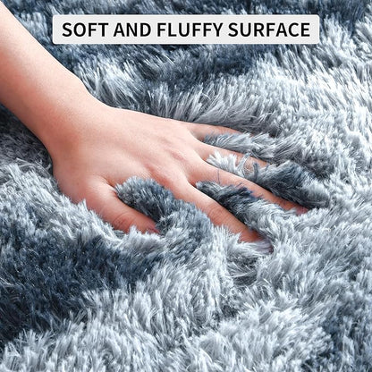 EGOODHOME Large Soft Fluffy  Modern Rug | Egoodhome™
