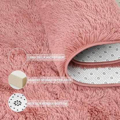EGOODHOME Large Soft Fluffy  Modern Rug | Egoodhome™