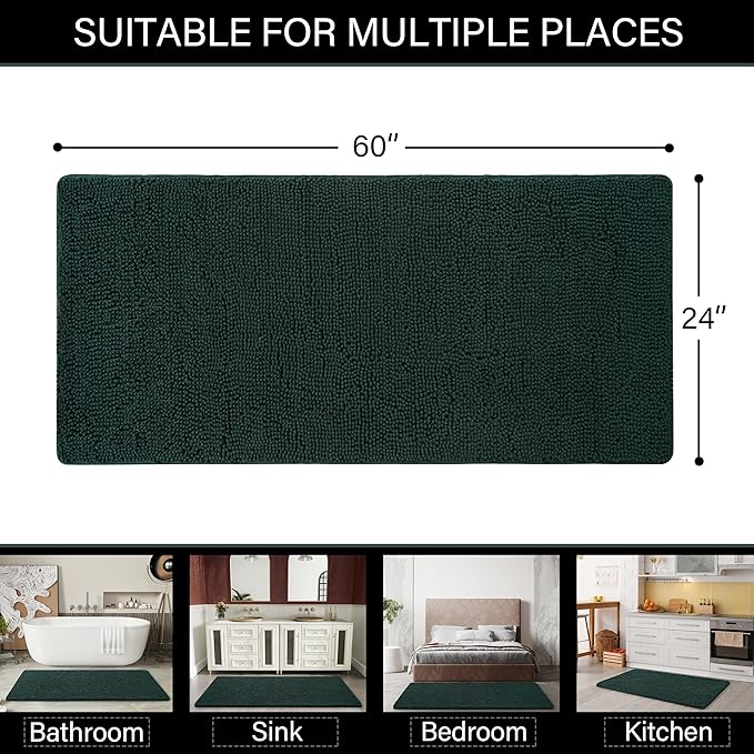 Washable Non Slip Bath Rugs for Bathroom Shower | Egoodhome™