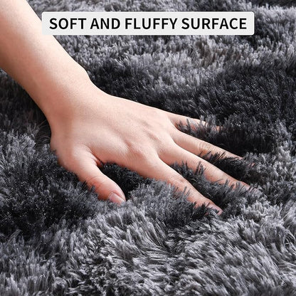 EGOODHOME Large Soft Fluffy  Modern Rug | Egoodhome™