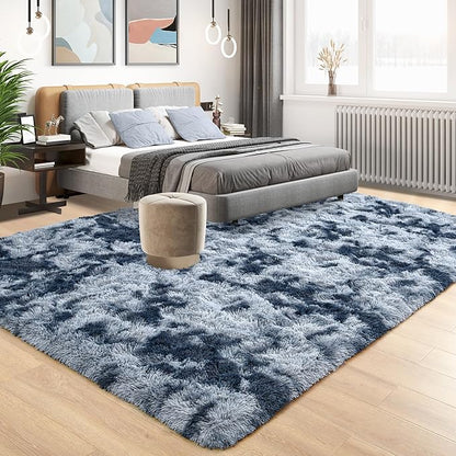 EGOODHOME Large Soft Fluffy  Modern Rug | Egoodhome™