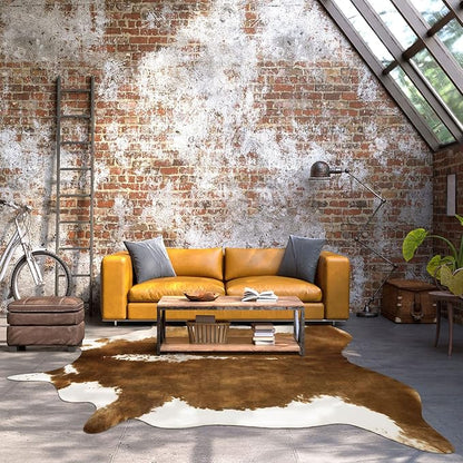 Stylish Cow Large Accent Western Rug | Egoodhome™