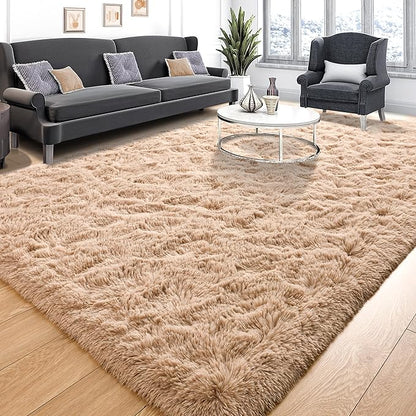 EGOODHOME Large Soft Fluffy  Modern Rug | Egoodhome™