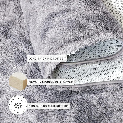EGOODHOME Large Soft Fluffy  Modern Rug | Egoodhome™