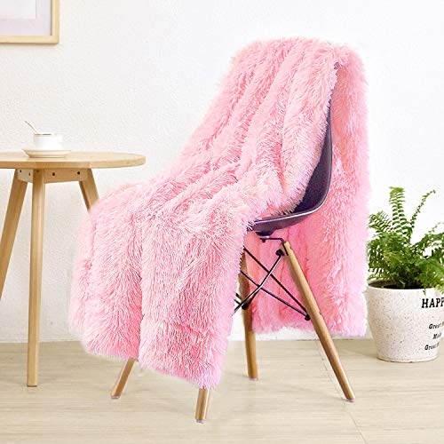 Washable Cozy Fluffy Soft Shaggy Faux Fur Blanket | Egoodhome™