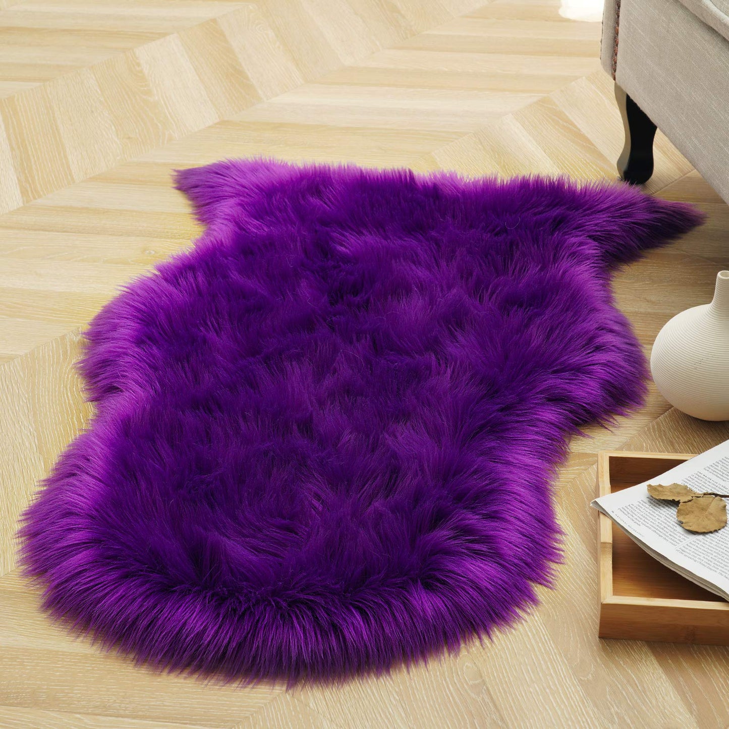 Soft Fluffy Shaggy Carpet 2X3 Feet Home Decor | Egoodhome™