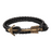 Arrow Charm Men's Leather Bracelet