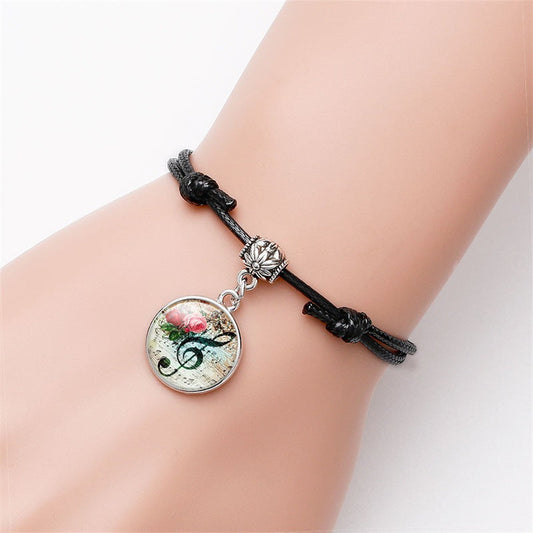 Creative Musical Metal Fashion Pendant Bracelet