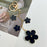 Flower Bag Charms Enameled Keychain Purse Accessories