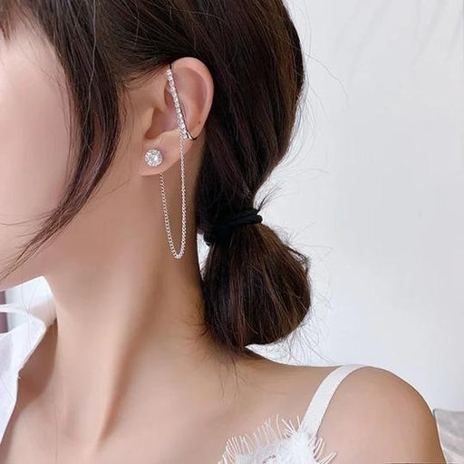 Fashion Star Cuff Earring Chain