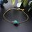 Golden Strand Turquoise Bracelet