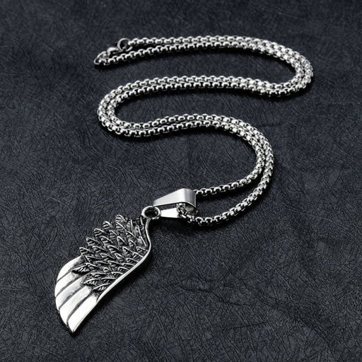Angel Wings Men's Pendant Simple and Fashion Style Wing Necklace