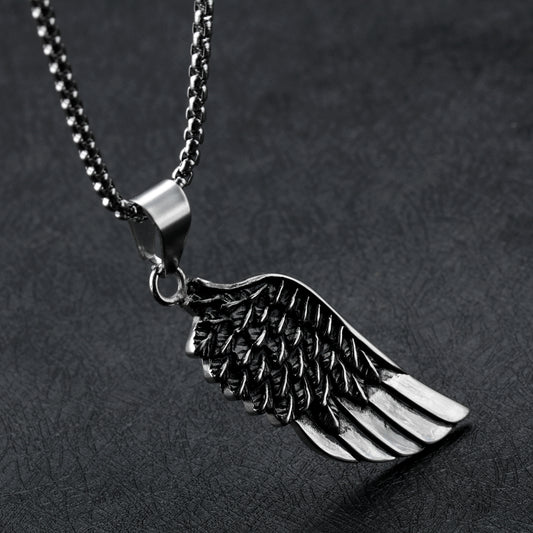 Angel Wings Men's Pendant Simple and Fashion Style Wing Necklace