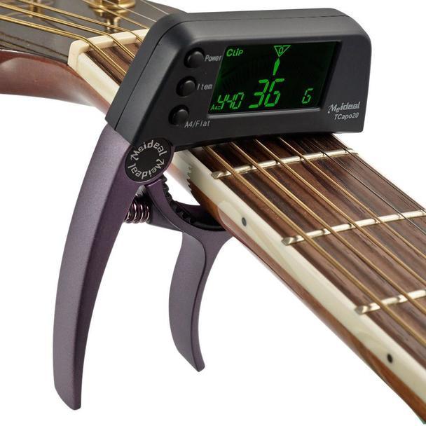 LCD Electronic Guitar Capo Tuner