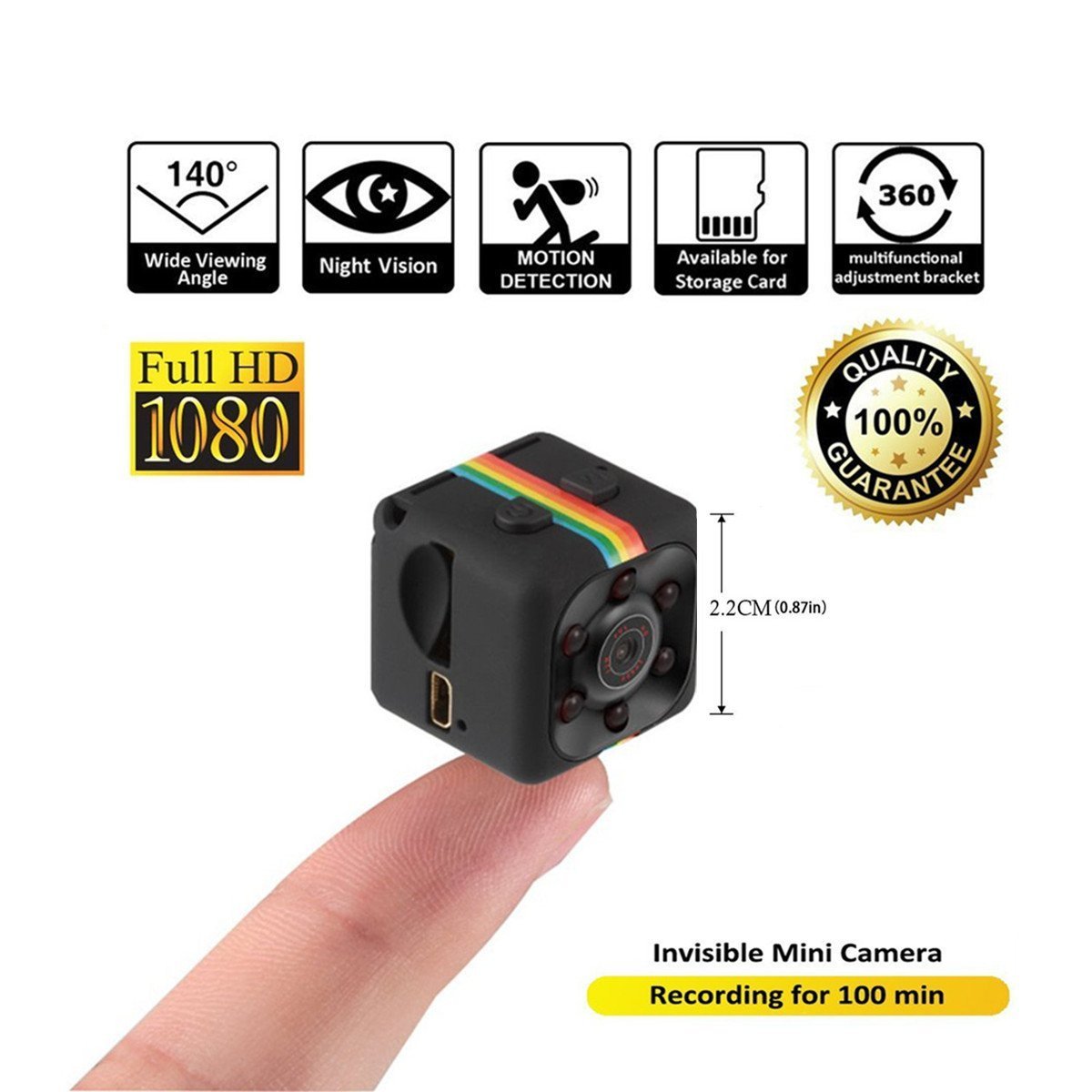 Newest  HD 1080P Mini Camera Night Vision