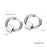 Men Stud Earrings Simple Geometric Stainless Steel Korean Charm Fashion Jewelry