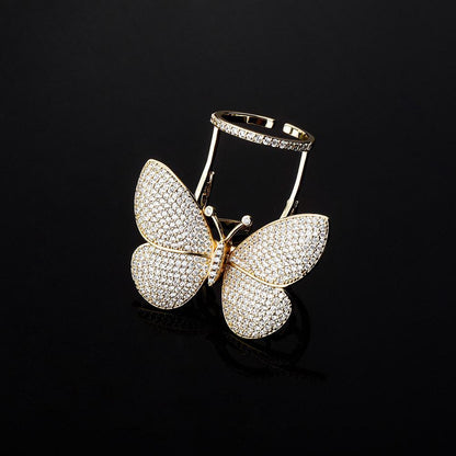 Hip Hop Butterfly Rings