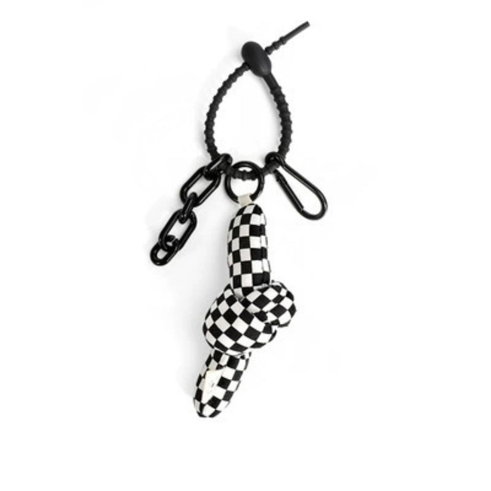 Checkerboard Twist Keychain Pendant Trendy Bag Accessories — Musicwaker