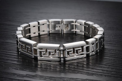 Maze Men's Stainless Steel Bracelet - Florence Scovel - 3