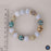 3-Piece Stone and Wood Beads Elephant Charm Boho Bracelet Set