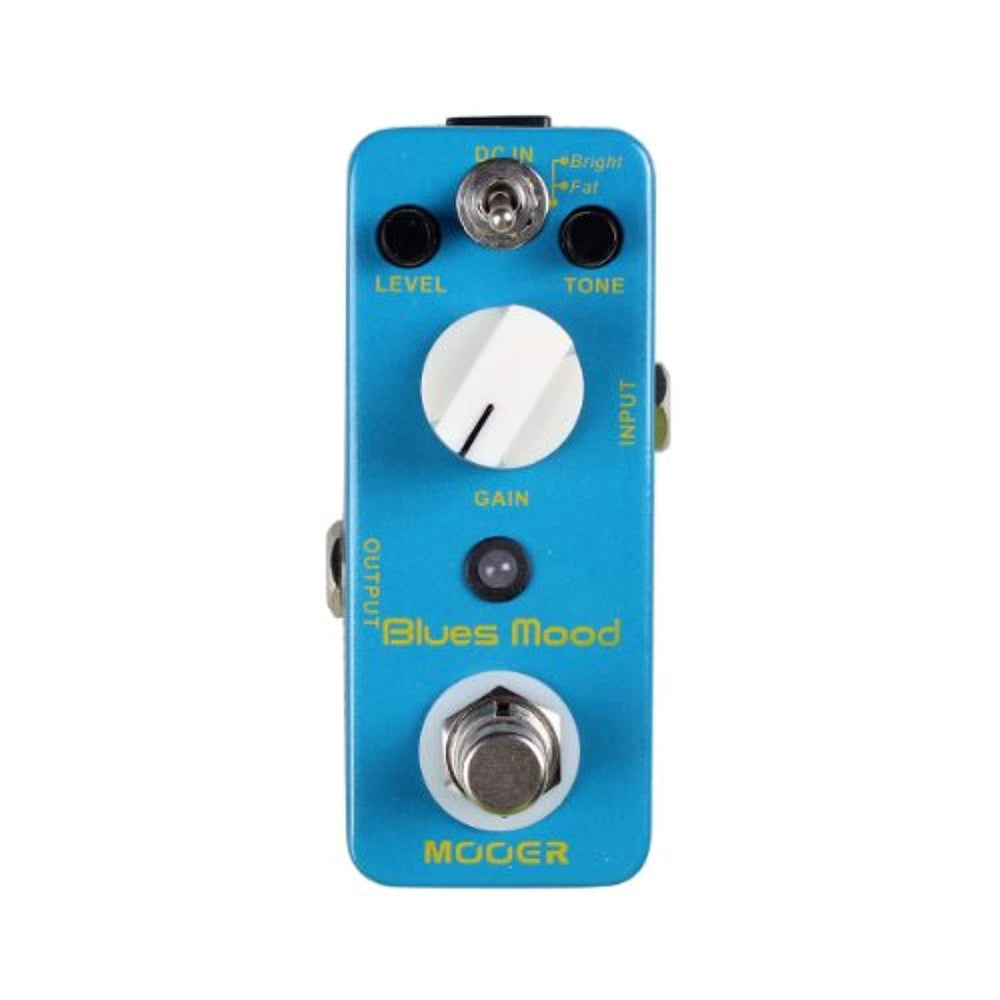 Blues Style Overdrive Guitar Effect Pedal 2 Modes(Bright/Fat) True Bypass Full Metal Shell