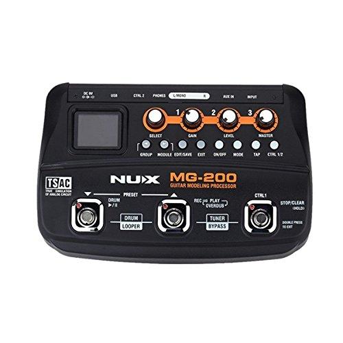 NUX MG-200 Professional Guitar Modeling Multi-effects Processor
