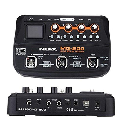 NUX MG-200 Professional Guitar Modeling Multi-effects Processor