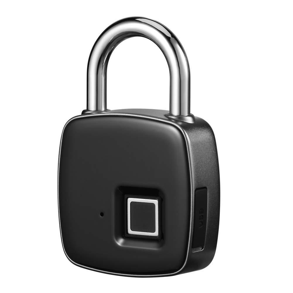 Fingerprint Padlock, Waterproof Keyless Anti-Theft Padlock