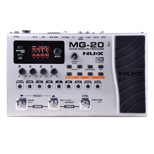 NUX MG-20 Electric Guitar Multi-effects Processor with Drum Machine