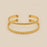 6Pcs/2Pcs/Set Women Bracelets Boho Vintage Gold Geometric Carved Arrow Round Letter Bracelet Set Beach Fashion Jewelry